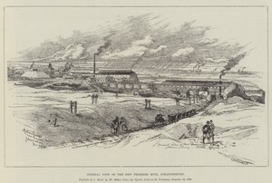 Veduta generale della nuova miniera Primrose, Johannesburg